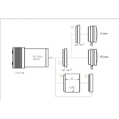 ZWO ASI1120MINI Camera Tech Doc 1