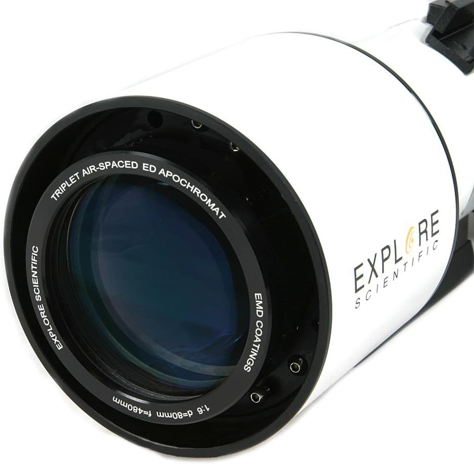 Explore Scientific ED80 Essential Series Air-Spaced Triplet Refractor Telescope