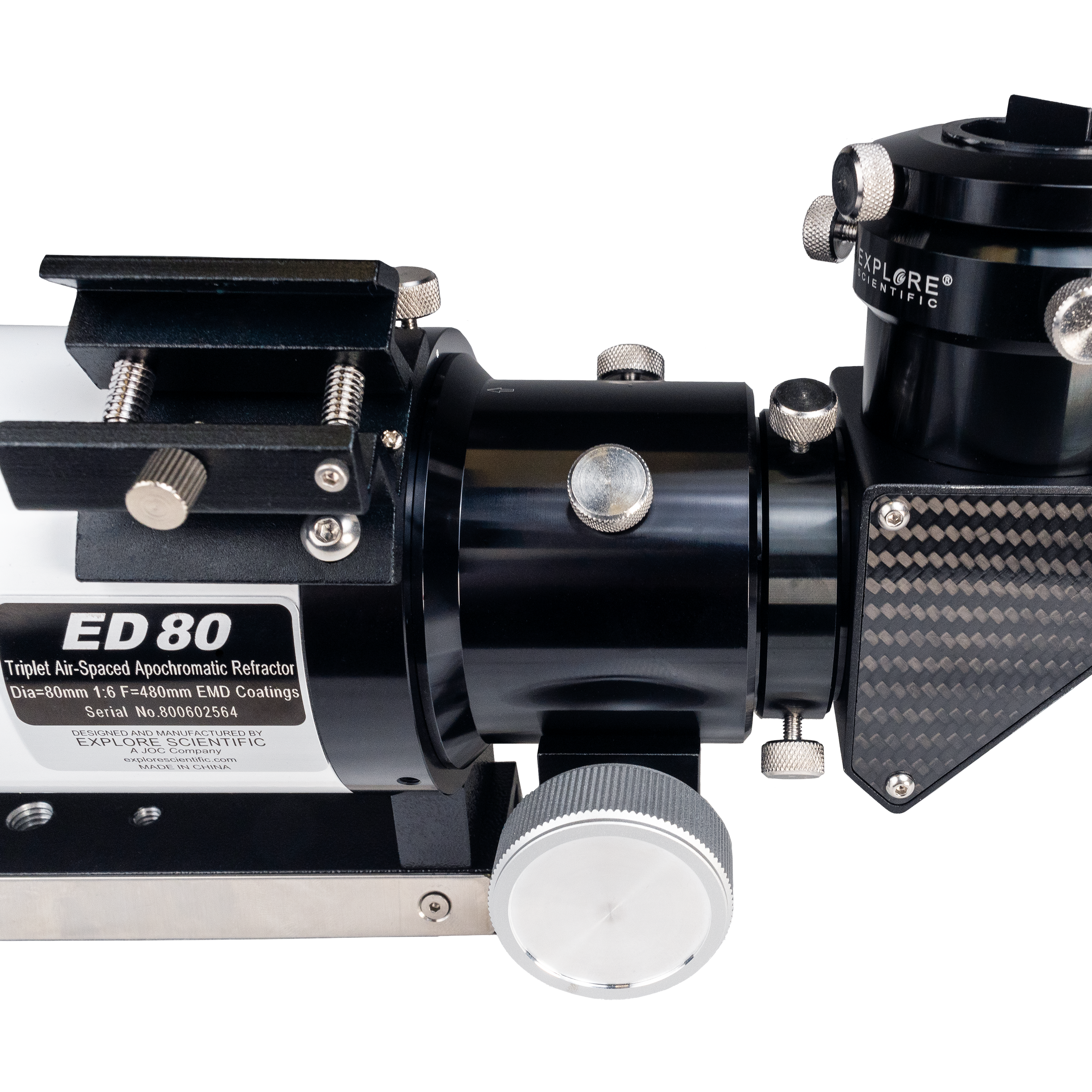 Explore Scientific ED80 Essential Series Air-Spaced Triplet Refractor Telescope