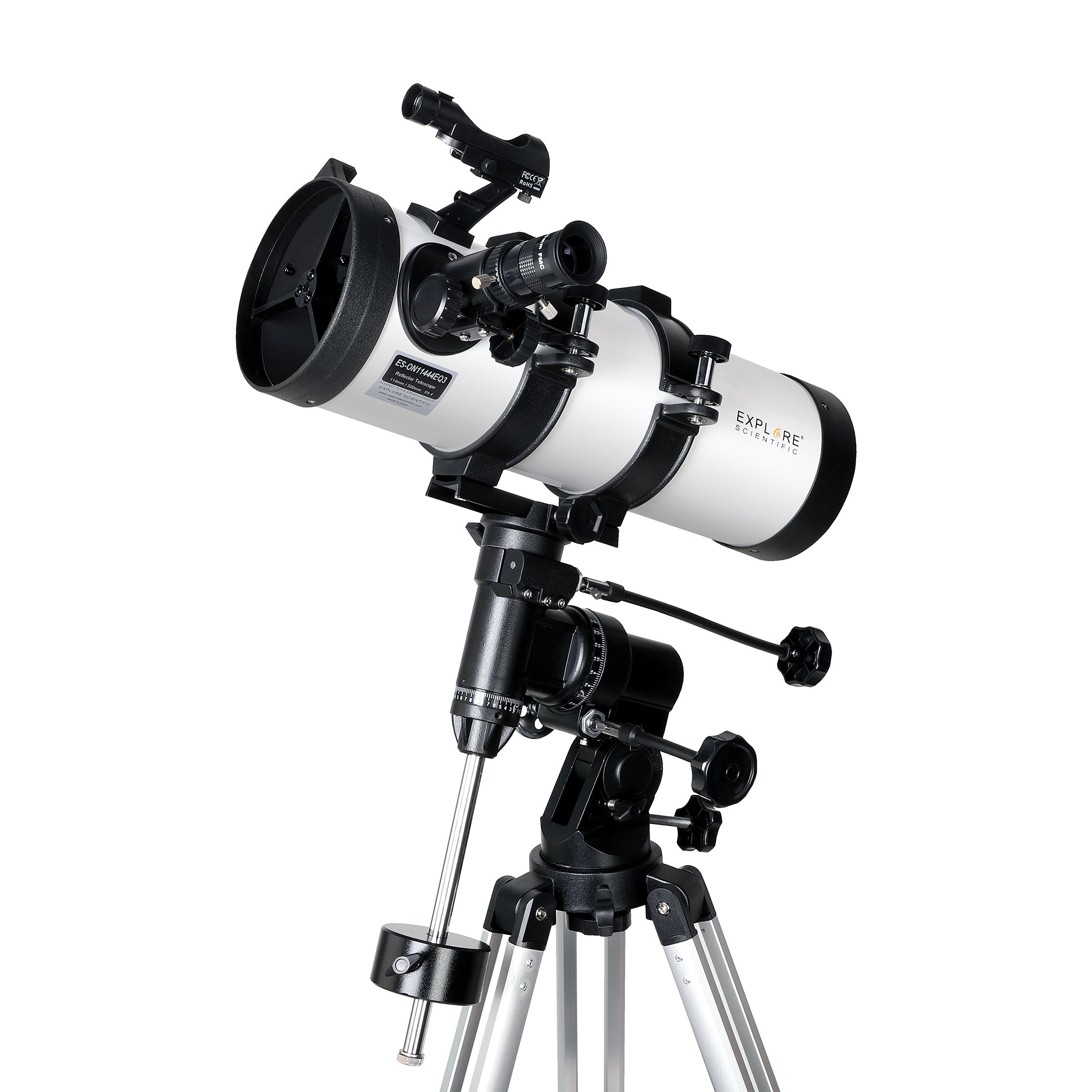 Explore Scientific 114mm Newtonian Reflector Telescope with Equatorial Mount