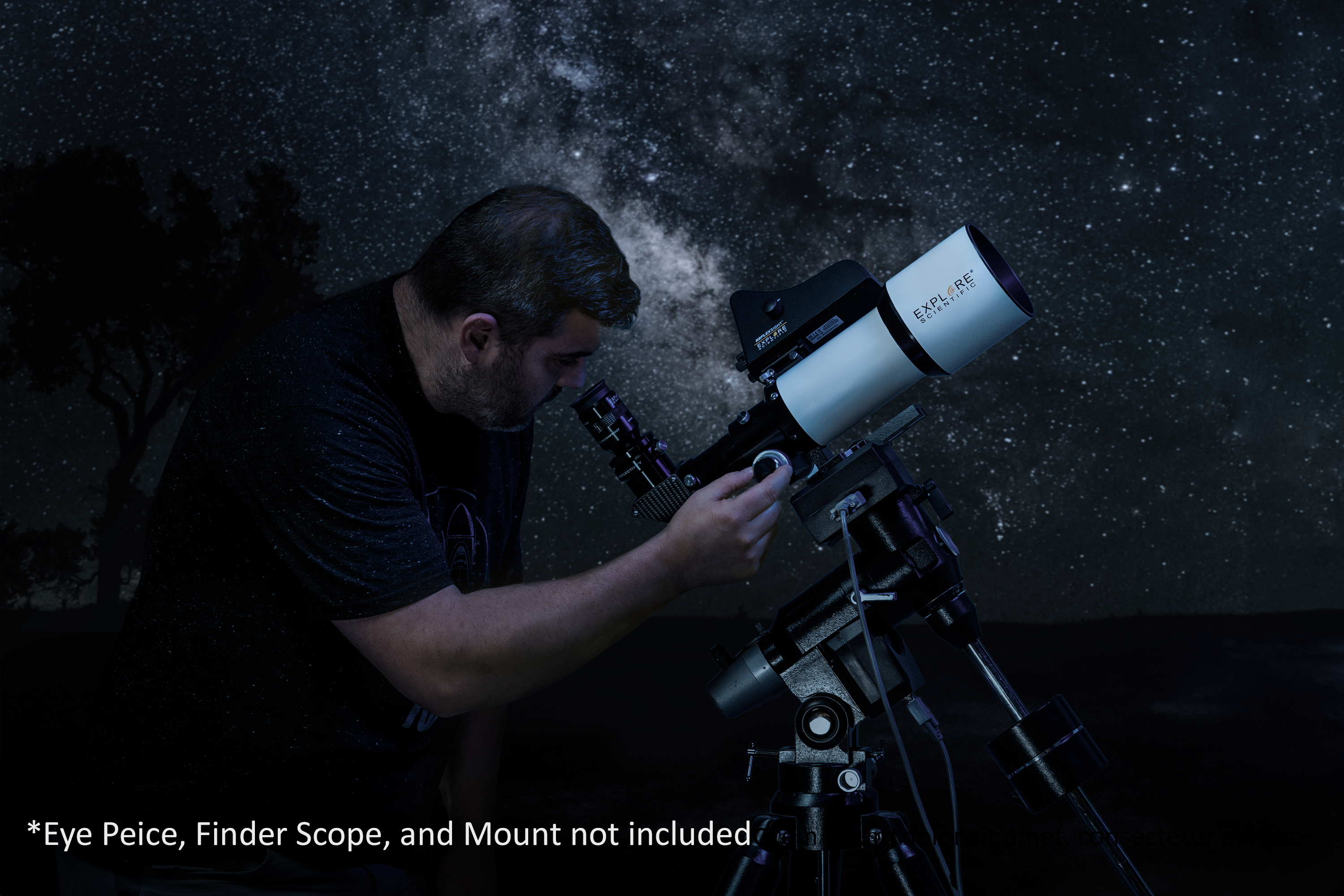 Explore Scientific ED80 Essential Series Air-Spaced Triplet Refractor Telescope