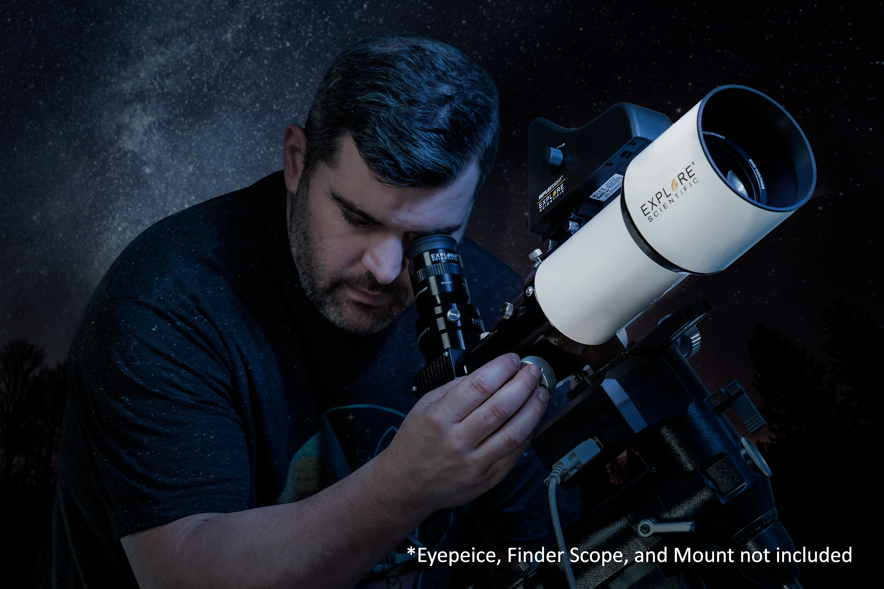 Explore Scientific ED80 Essential Series Air-Spaced Triplet Refractor Telescope