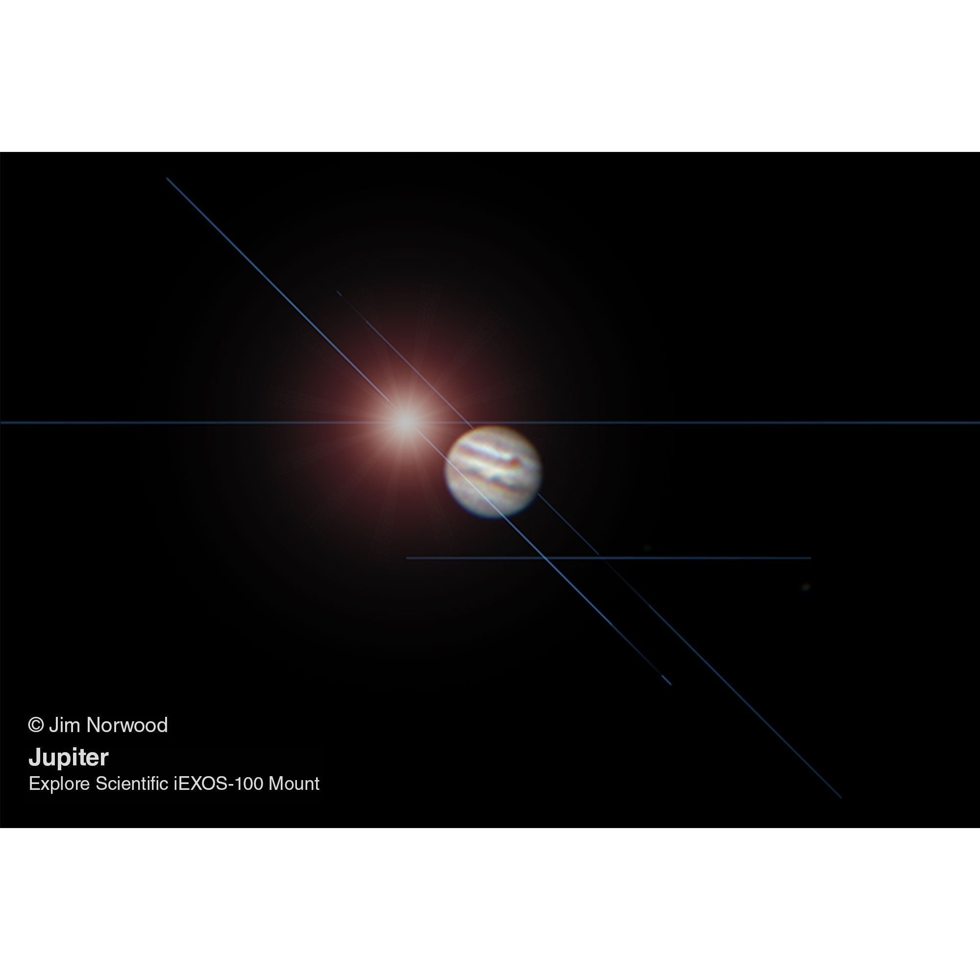 Explore Scientific FirstLight 130mm Newtonian Telescope with iEXOS-100 PMC-Eight Equatorial Tracker System