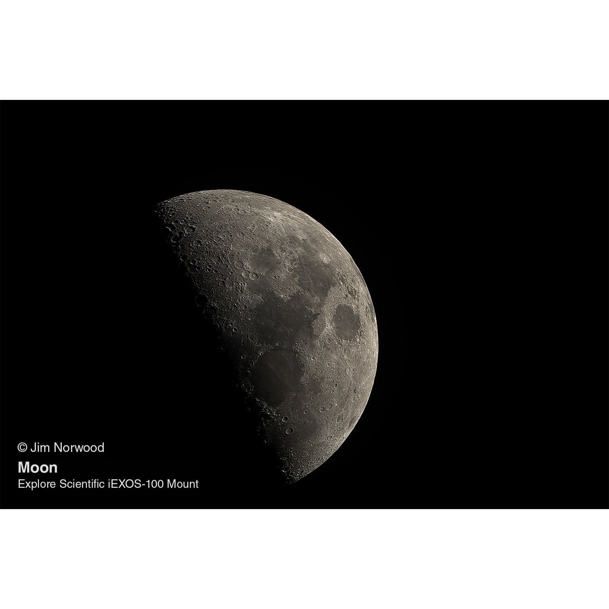 Explore Scientific FirstLight 130mm Newtonian Telescope with iEXOS-100 PMC-Eight Equatorial Tracker System