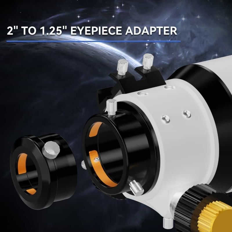 SVBONY SV48P 102mm Achromatic Telescope Refractor with 2.5" RAP Dual-Speed Focusing & Dovetail Mounting Plate